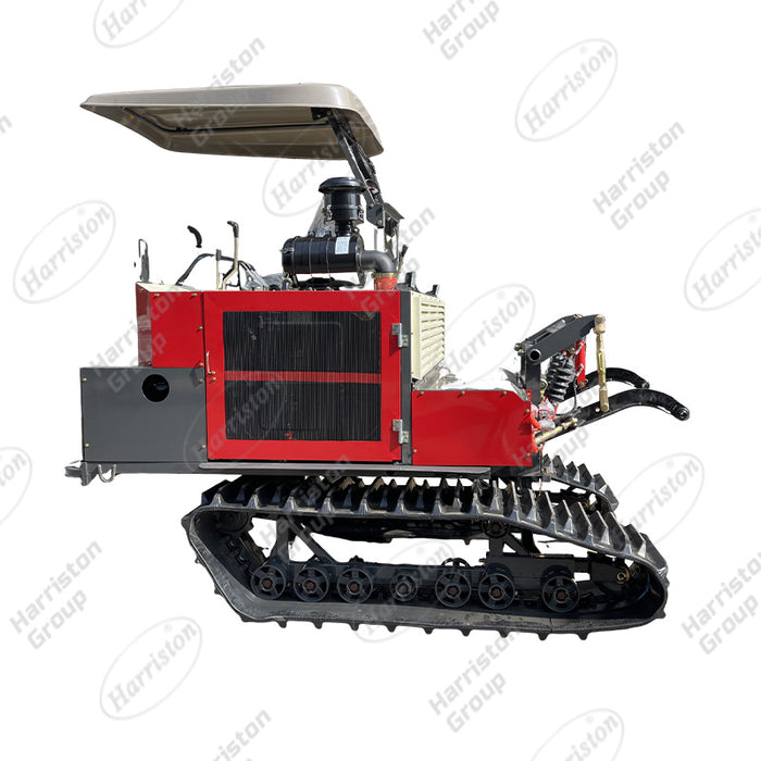 1GZL230 Crawler Tractor Tiller, 102HP CHANGCHAI 4G33 Diesel Engine, 52cc HST, YD85 Gearbox, 5509056 Rubber Track Farm Tractor