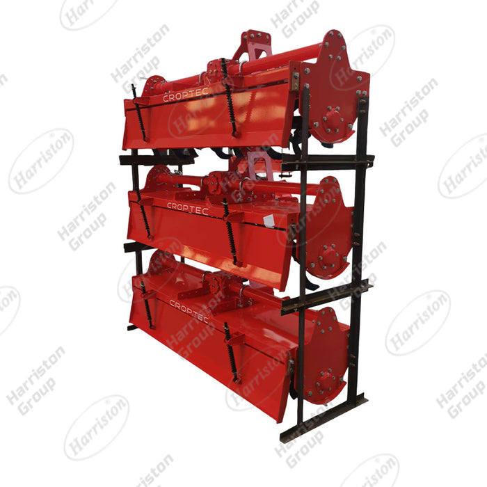 CROPTEC 1GK180 PTO Driven Rotary Cultivator Tiller for Farm Land Preparation