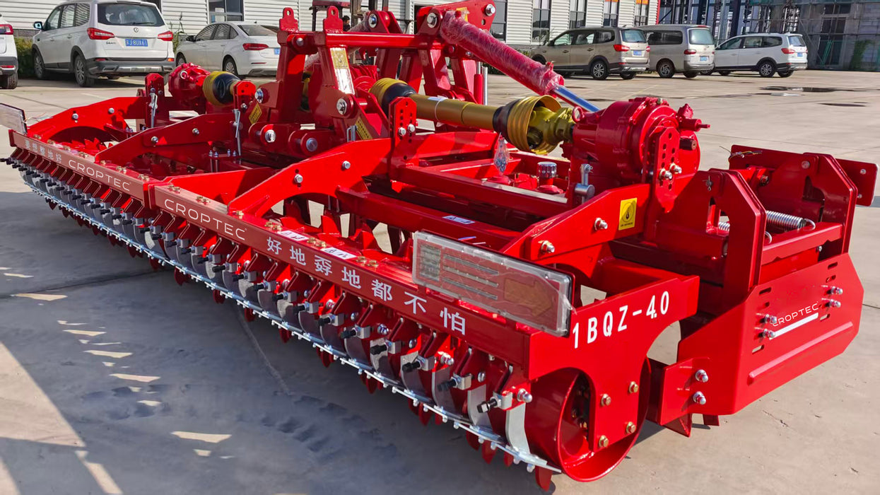 1BQ-4.0 Drive Power Harrow | 4m Heavy Duty Tractor Driven Rotary Harrow