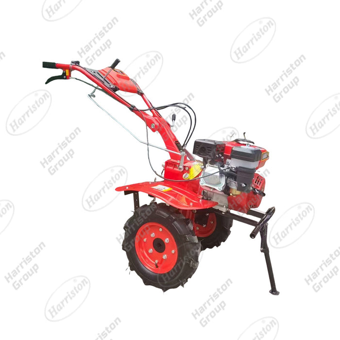 CROPTEC Gasoline Engine Power Tiller with 400 Tires, Compact Gear Box & 4+1 Blade Shaft,40blades for Efficient Farming