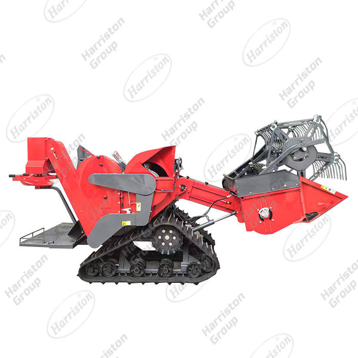 4lz1.5  20HP Crawler Self-propelled Type Mini Combine Harvester