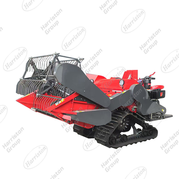 4lz1.5  20HP Crawler Self-propelled Type Mini Combine Harvester