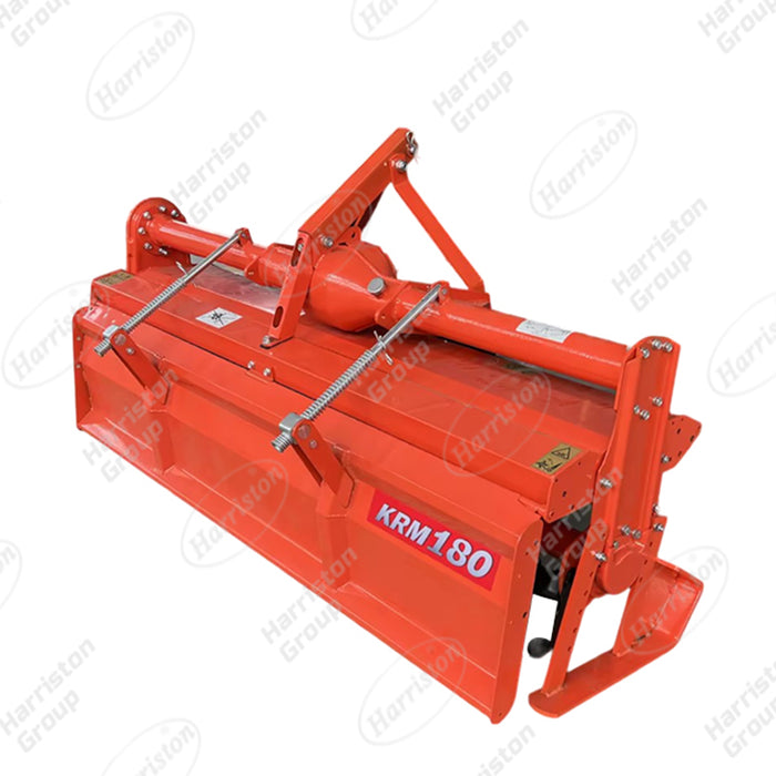 3-point linkage KRM 180D Rotary Tiller for KUBOTA L4508 Tractor