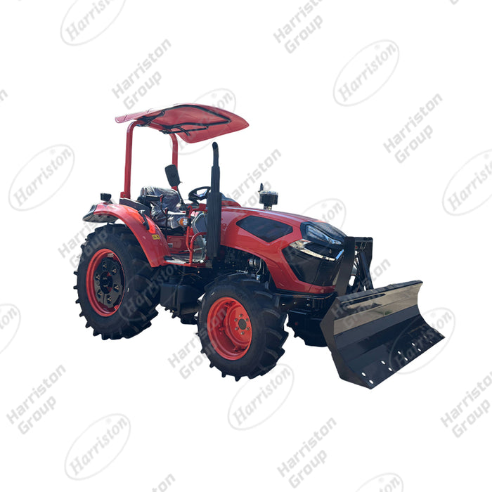 CR-TB754 75HP 4WD Farm Tractor With YTO Diesel Engine,12+12 Shuttle Gearbox,11 Inch LLK Clutch,TB3808530 2808520 Tires,Equipped Front Dozer