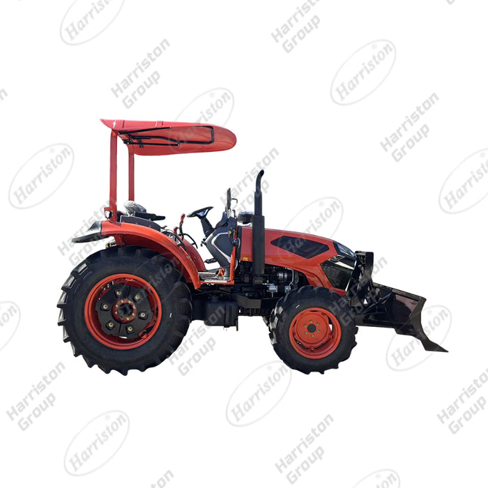 CR-TB754 75HP 4WD Farm Tractor With YTO Diesel Engine,12+12 Shuttle Gearbox,11 Inch LLK Clutch,TB3808530 2808520 Tires,Equipped Front Dozer