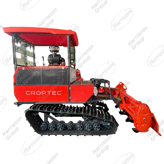 CRX5-102PLUS Crawler Rotary Tiller | 102HP Self-Propelled Tracked Cultivator for Wet & Dry Farmland