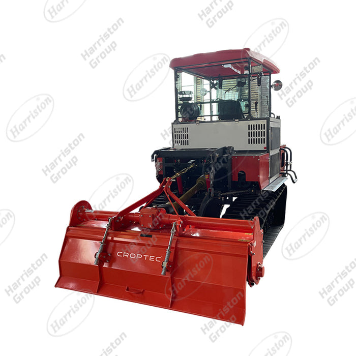 CRX5-102PLUS Crawler Rotary Tiller | 102HP Self-Propelled Tracked Cultivator for Wet & Dry Farmland