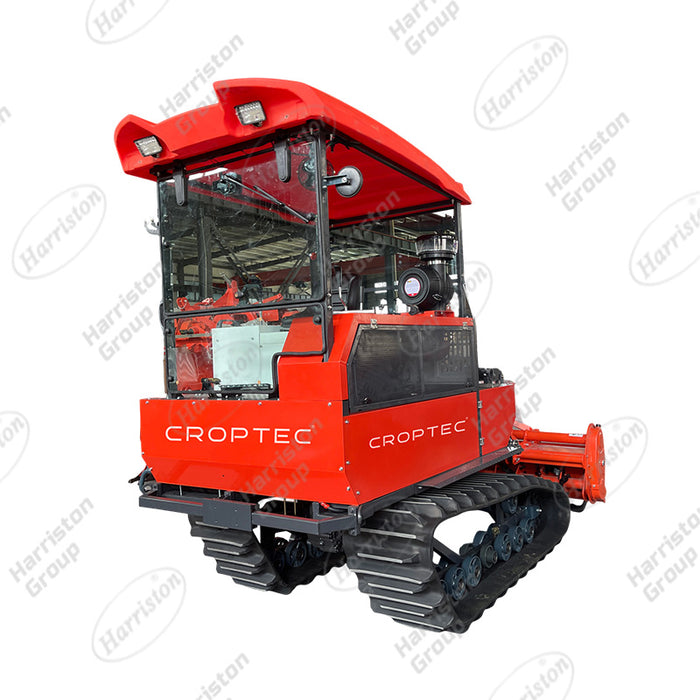 CRX5-102PLUS Crawler Rotary Tiller | 102HP Self-Propelled Tracked Cultivator for Wet & Dry Farmland