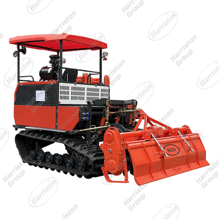 Agricultural CR102 102HP Crawler Self-Propelled  Rotary Tiller  Tracked  Rotary Tiller for Wet Land Farming
