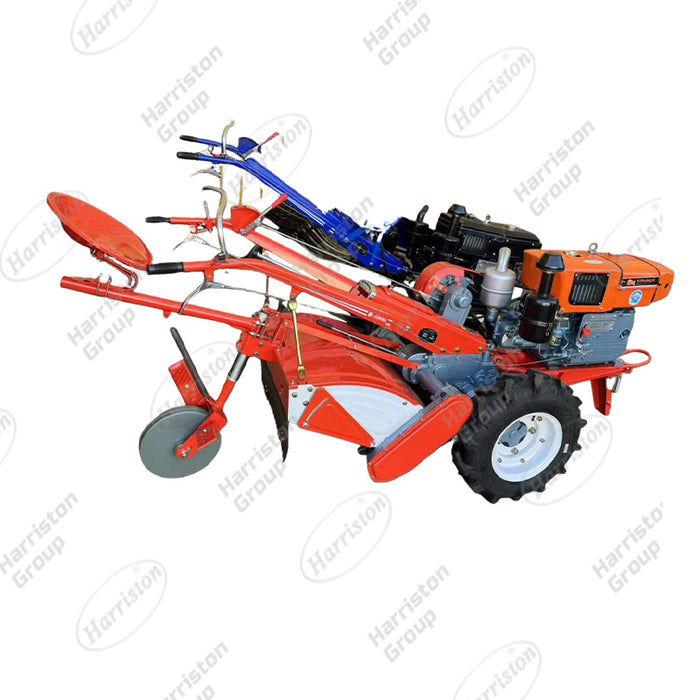 DF18 18HP Agricultural Power Tiller Diesel Walking Tractor with Rotary Tiller for Farming