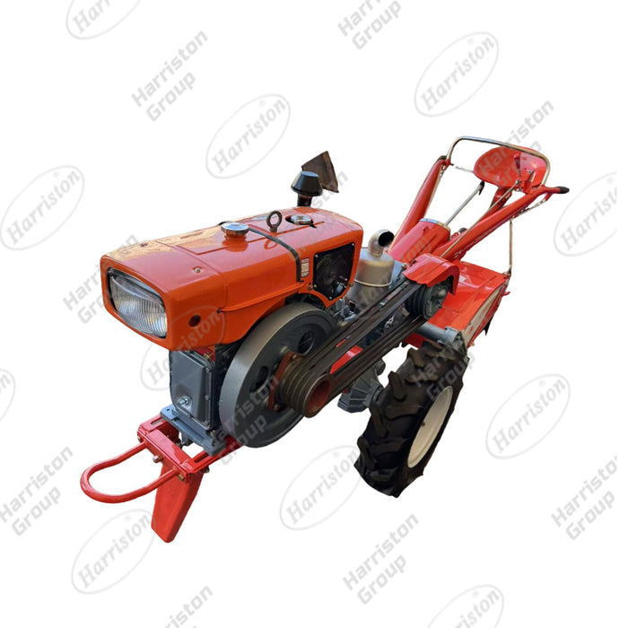 DF18 18HP Agricultural Power Tiller Diesel Walking Tractor with Rotary Tiller for Farming
