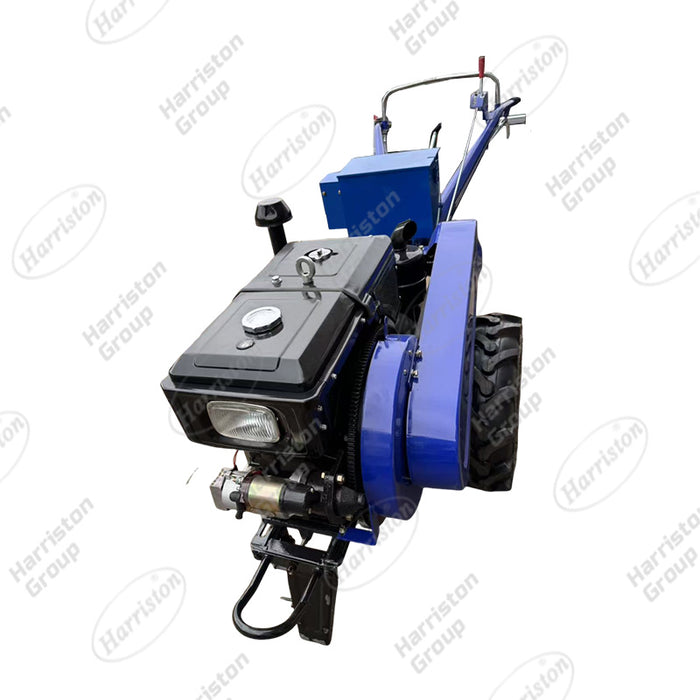 DF18 Walking Tractor with 60cm Tiller Power Tiller Diesel Hand Tractor for Plowing, Tilling & Transporting