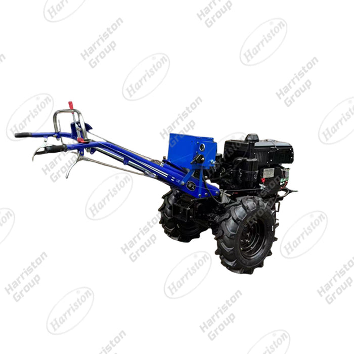 DF18 Walking Tractor with 60cm Tiller Power Tiller Diesel Hand Tractor for Plowing, Tilling & Transporting