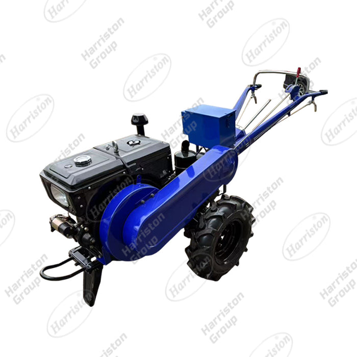 DF18 Walking Tractor with 60cm Tiller Power Tiller Diesel Hand Tractor for Plowing, Tilling & Transporting