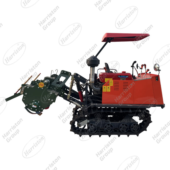 HRT-1GZL-120 35HP Mini Self Propelled Rubber Track Rotary Tiller
