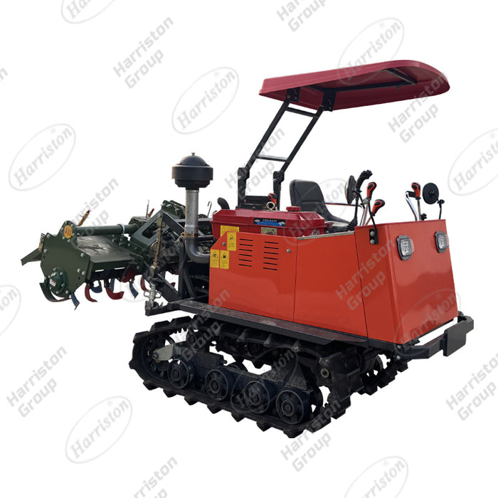 HRT-1GZL-120 35HP Mini Self Propelled Rubber Track Rotary Tiller
