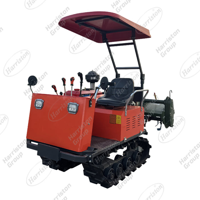 HRT-1GZL-120 35HP Mini Self Propelled Rubber Track Rotary Tiller