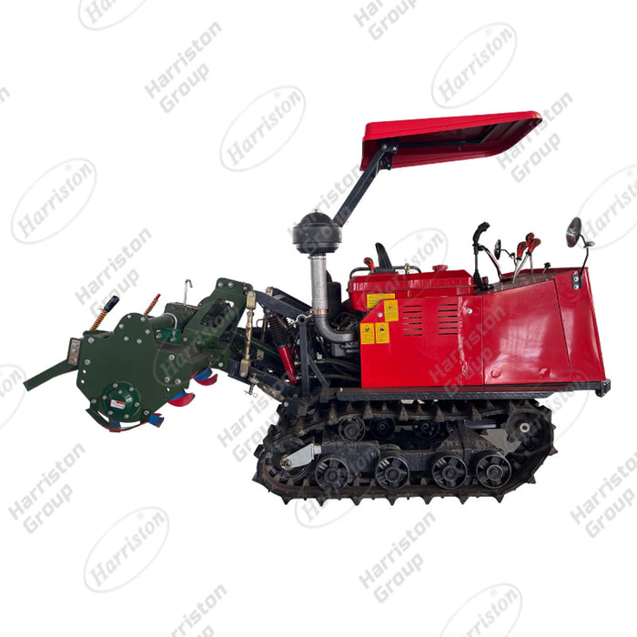HRT-35HP-130  Rubber Track Rotary Tiller Self Propelled Craeler Rotary Tiller
