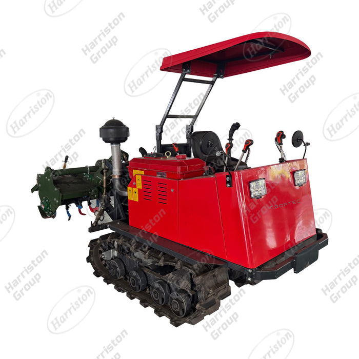 HRT-35HP-130  Rubber Track Rotary Tiller Self Propelled Craeler Rotary Tiller
