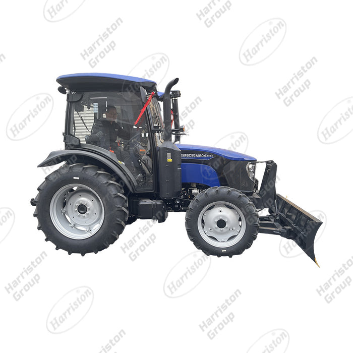 LOVOL M804 80HP 4WD Farm Tractor with Front Dozer Blade, Agricultural Tractor for Sale