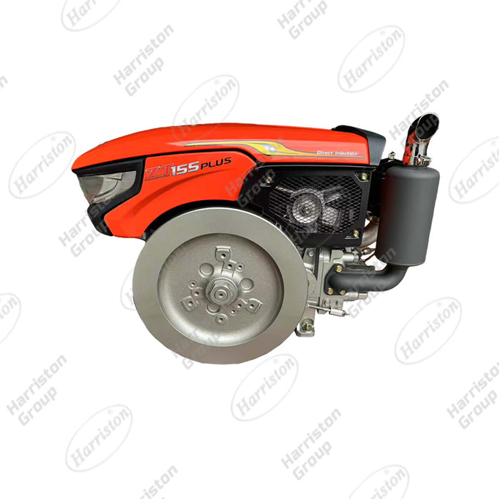 RT155 Plus Single Cylinder Water Cooled Diesel Engine Agricultural Diesel Motor for Walking Tractor Farm Machinery