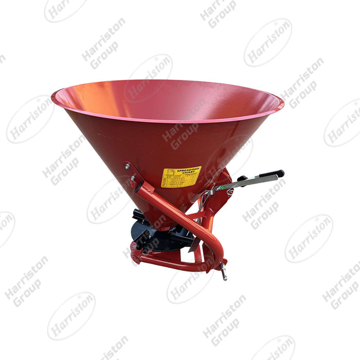 Single Disc Fertilizer Spreader 360L / 500L, Tractor Mounted Fertilizer Spreading Machine for Farm