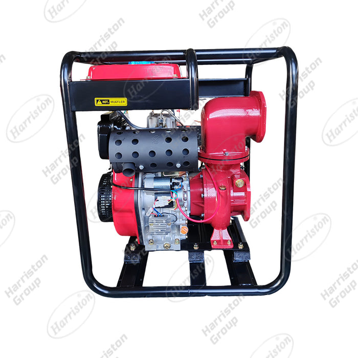 TP60CPE 6 Inch Diesel Irrigation Water Pump, 195 Diesel Engine High Flow Water Pump for Farm Irrigation & Flood Control