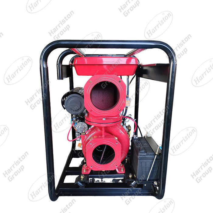 TP60CPE 6 Inch Diesel Irrigation Water Pump, 195 Diesel Engine High Flow Water Pump for Farm Irrigation & Flood Control